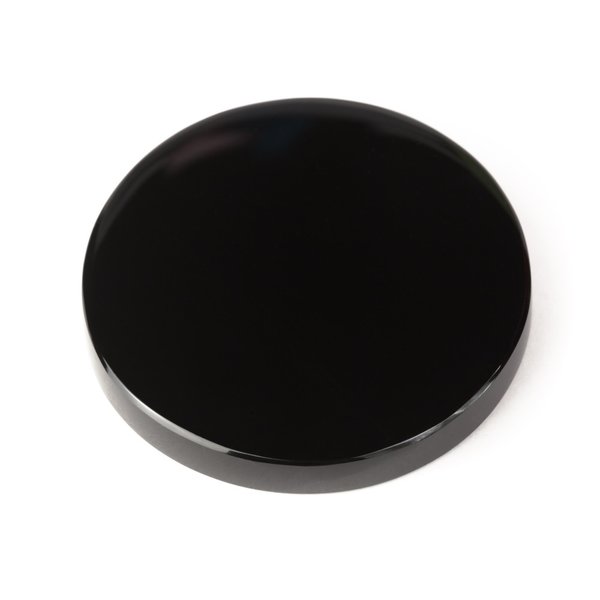 Schwarzer Obsidian-Spiegel - 18 cm