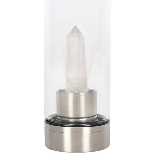 Kristall-Hydrationsflasche Bergkristall